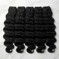New Year Sale Raw Virgin Cuticle Aligned 100% Human Hair Perruque Double Drawn Vietnamese Hair Deep Wave Hair Bundles MegaBDM