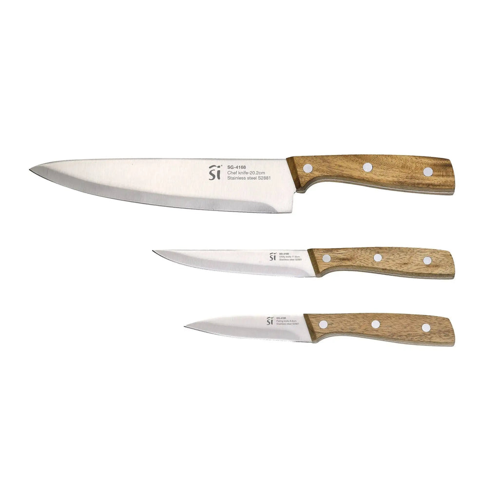 NOIA San Ignacio Set of 3 Stainless Steel Kitchen Knives