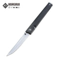 Hongrui Folding Pocket Knife 5cr15MOV Steel and ABS Hnalde with  Elegant Thumb Nail Design Helps You Slide Open Smoothly
