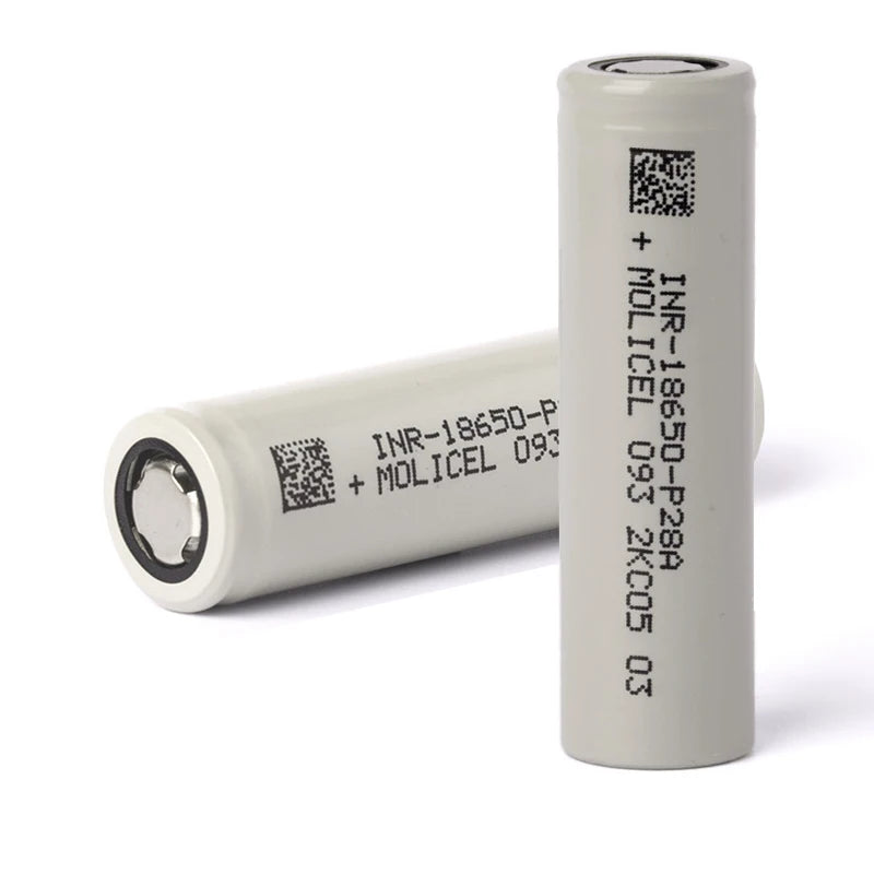 Original Genuine High Power Class a Molicel P28a 2800mAh 18650 Rechargeable Cylindrical Lithium Ion Battery