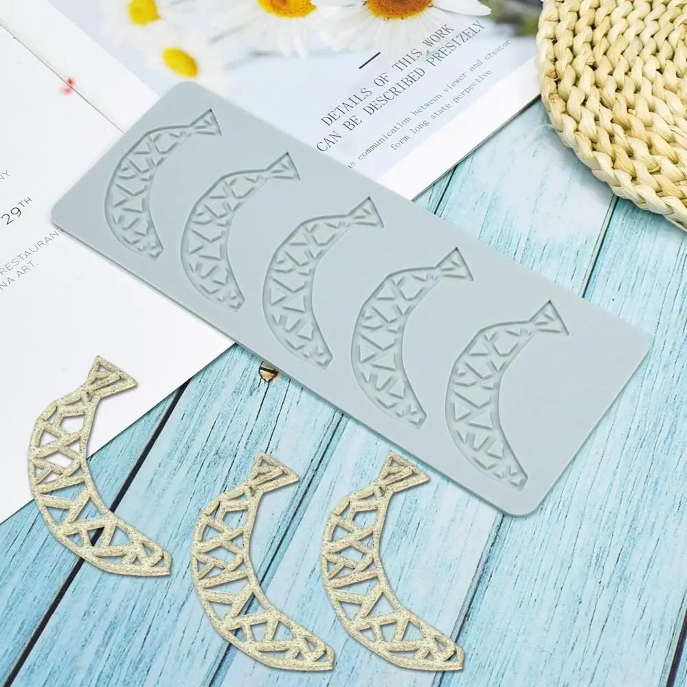 3D Bananas Design Silicone Cake Lace Mold Cake Decorating Tool Border Decoration Lace Mold Kitchen Baking Tool
