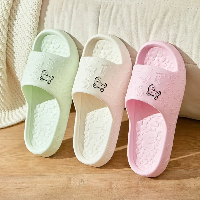 Melenlt Summer Soft EVA Slippers -Lightweight Non-Slip Beach Slides Breathable Comfort Sandals for Indoor Outdoor Daily Wear
