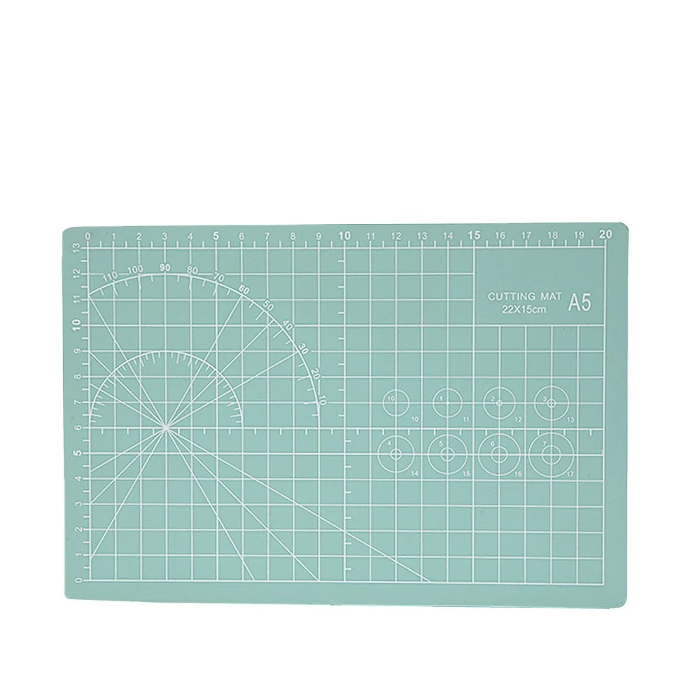 A5 Mint Green  New Design Self Healing Sewing Cutting Mat Self Healing Rotating Cutting Mat Self Healing Cutting Mat