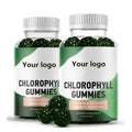 Private Label Vegan Low Calorie Digestion Supplement Chlorophyll Gummies For Detox Cleanse Body Internal Deodorant MegaBDM