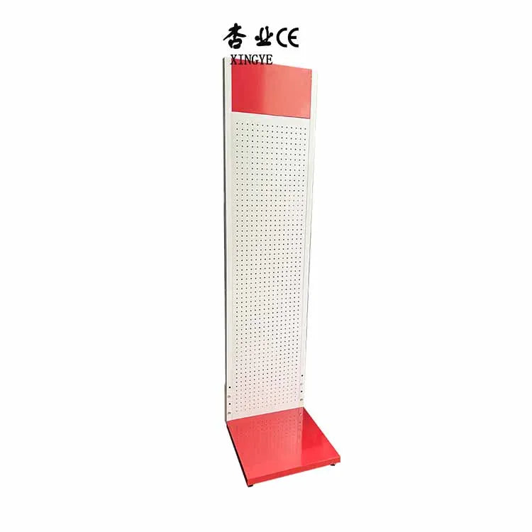 Customizable White Heavy-Duty Retail Display Rack Factory-Supplied Hair Salon Shelves Supermarket Rack Size Color Options