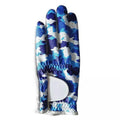 Premium Men's Cabretta Leather Golf Gloves sheepskin Personalized with Custom Logo Wholesale OEM/ODM Golf Gloves with Camouflage