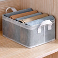 Foldable Clothes Storage Box Internal Metal Frame Structure PVC Organizer Bins with Handle