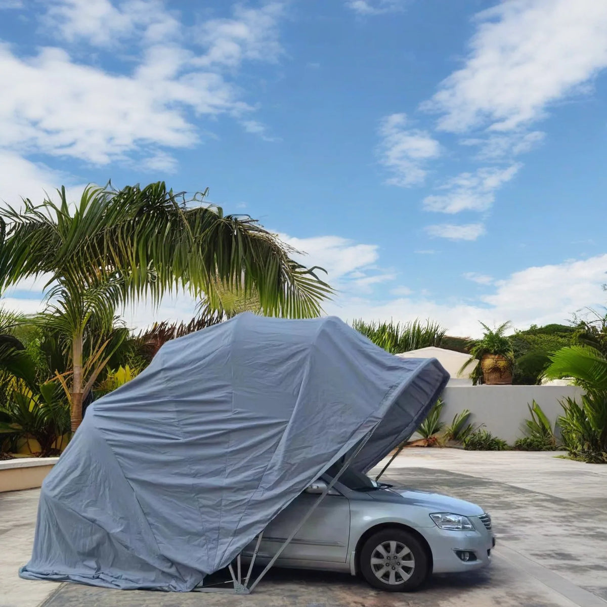 Hot Selling Folding Carport Manual Automatic Car Tent Outdoor Garage Canopy Durable Car Shelter MegaBDM