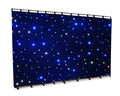 Professional LED Star Twinkle Curtain Simple Christmas Design Textile Curtain for Wedding Parties