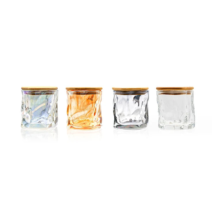 Glacier Design Glass and Coffee Mug with Lid