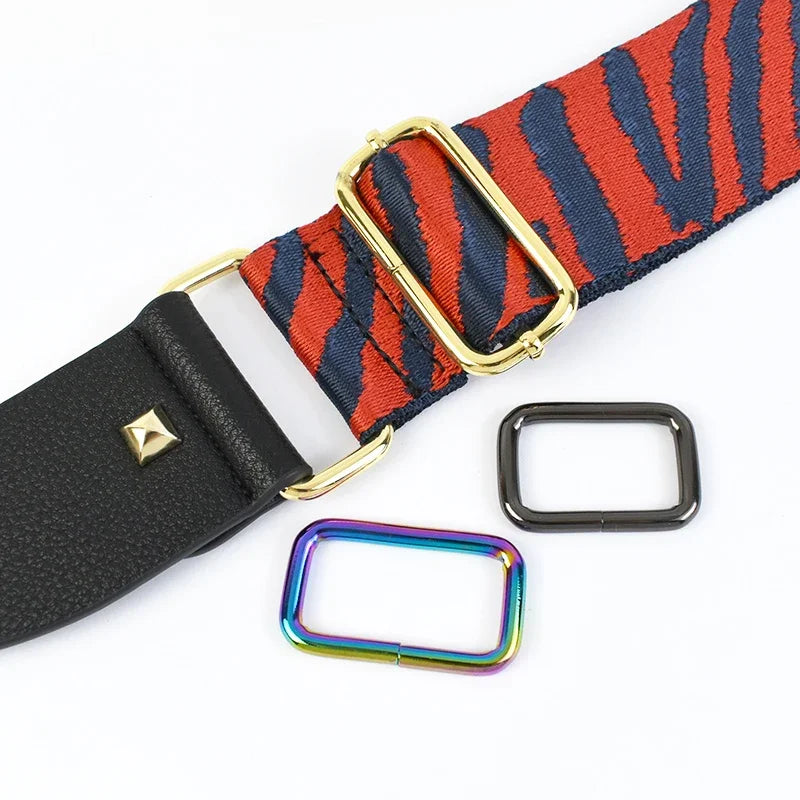 MZ Hardware 60 Pcs Rectangle Square Buckle 20 Pcs Per Color Iron Metal Accessories for Bag Making DIY Multicolor Low Price