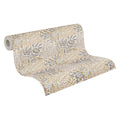 Luxury German Non Woven Wallpaper Rolls for Living Room Kitchen Wash-Resistant Light Resistant Floral White/Beige/Grey/Yellow