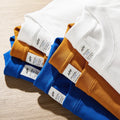 230g Pure Cotton Ribbed Long Sleeve T-Shirt for Women Fall/Winter Loose Fit Base Layer Wholesale Men's Clothing