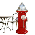 Decorative Fire Hydrant Resin Statue Large Red Fire Hydrant Figurine for Garden Decor