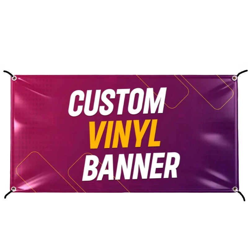 Vinyl Banners and Signs Customized Full Color Vinyl Banners for Indoor Outdoor Advertising Event