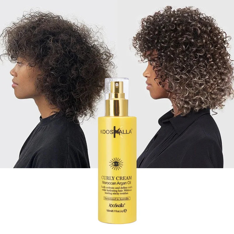 Private Label Curly Enhancer Activator Cream Frizz Control for Wavy & Curly Hair Curl Defining Hair Curling Cream
