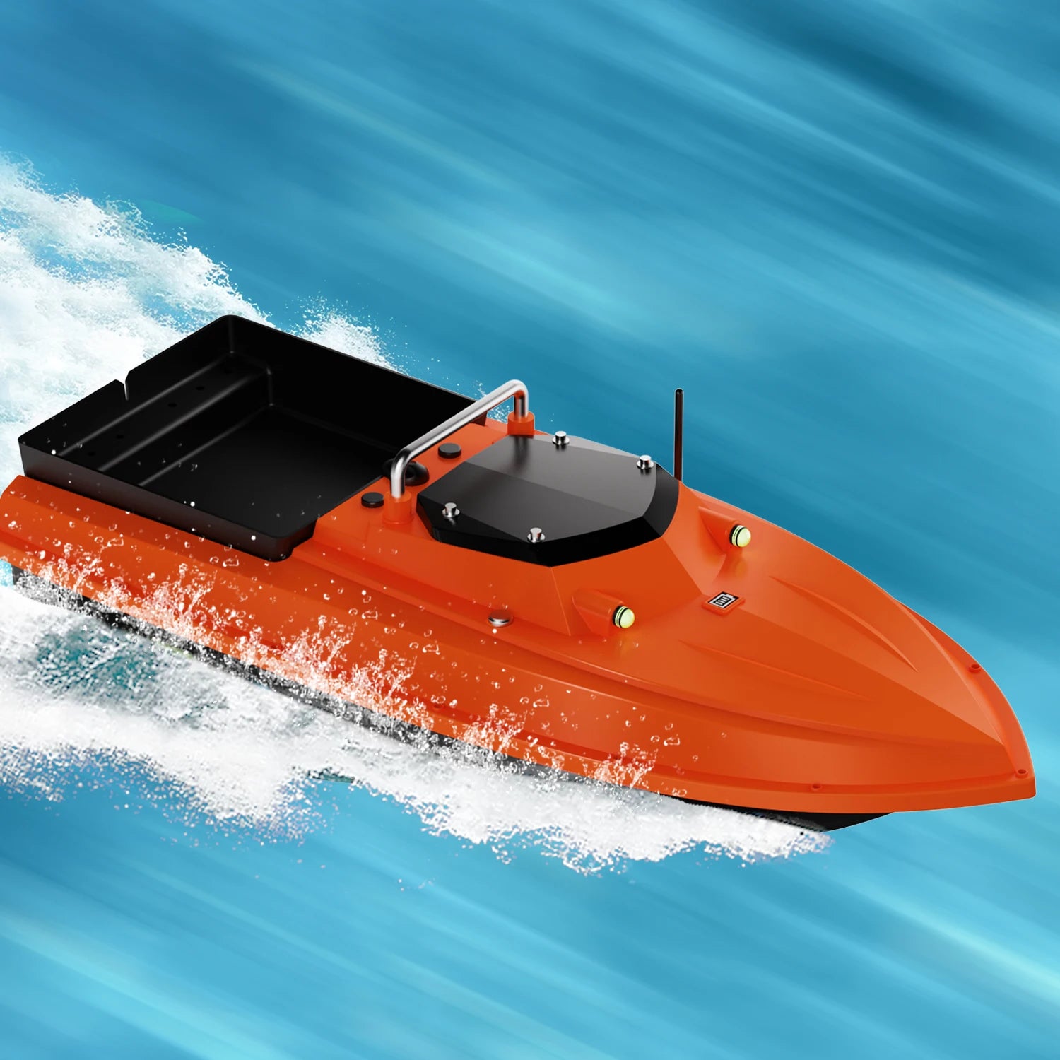 D80 Durable Plastic Remote Control RC Bait Boat for Carp Fishing 3KG Load Capacity with Fish Finder