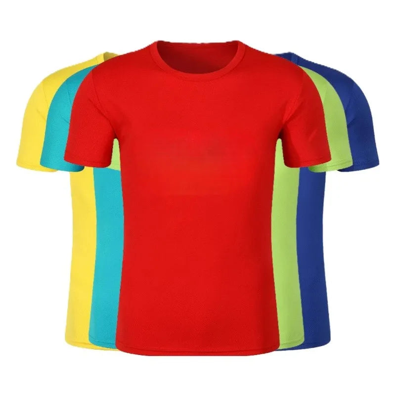 OEM Bangladesh China Factory Price Custom Logo Embroidery Quick Dry Round Neck Short Sleeve Work Uniform Advertising T Shirt MegaBDM