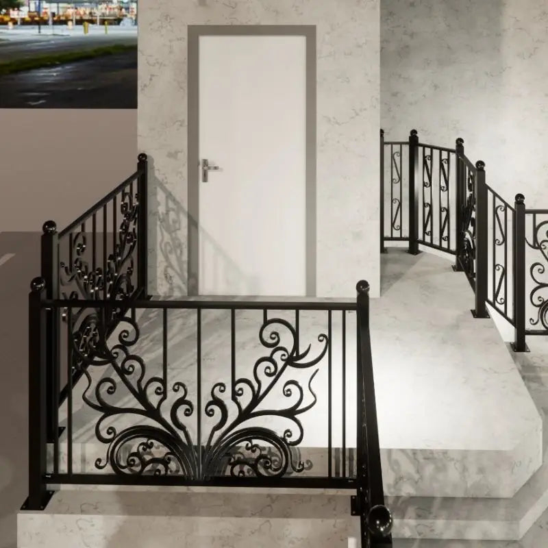 Artisan-Made Balcony Iron Railings  Combining Strength Beauty & Craftsmanship for a Unique Architectural Statement