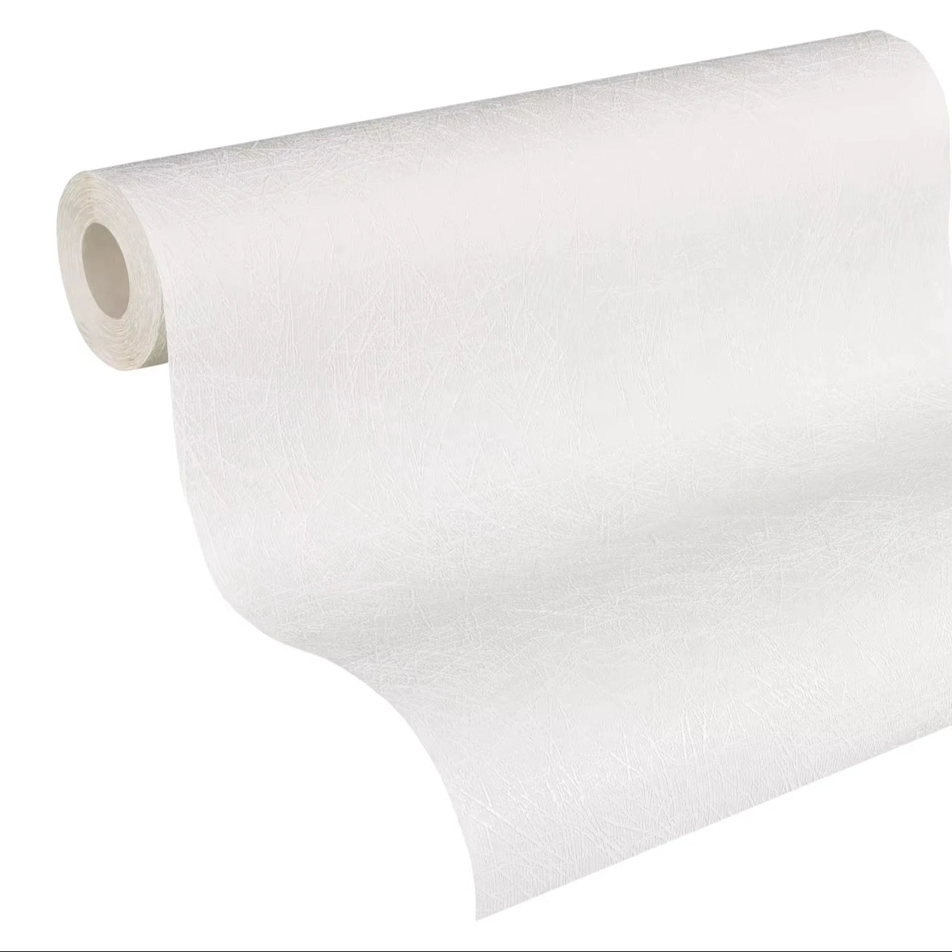 Made in Germany - Coatable Wallpaper rolls Plain Colour Paintable White Non Woven Vinyl Wallpaper for painting - 1005 x 053 m