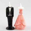 Popular 3D Groom Tuxedo Wedding Dress Silicone Candle Soap Mold for Wedding Cake Decorating Wedding Candle Favors Gifts