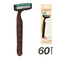 Pack of 60 Filomatic "FILO3" razor blades in various colors