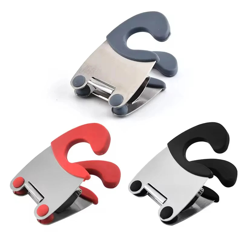 Kitchenware Support Frame Stainless Steel  Pot Side Clip Spoon Clip for Kitchen
