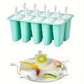 Easy Release 10 Cavity Silicone Popsicle Mold Bpa Free Reusable Ice Pop Maker for Summer Fun Beach Parties