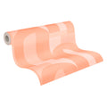 Made in Germany - Luxury Wallpaper rolls Art Deco Orange Beige Non Woven Contract Wallpaper Retro - 1005 x 053 m
