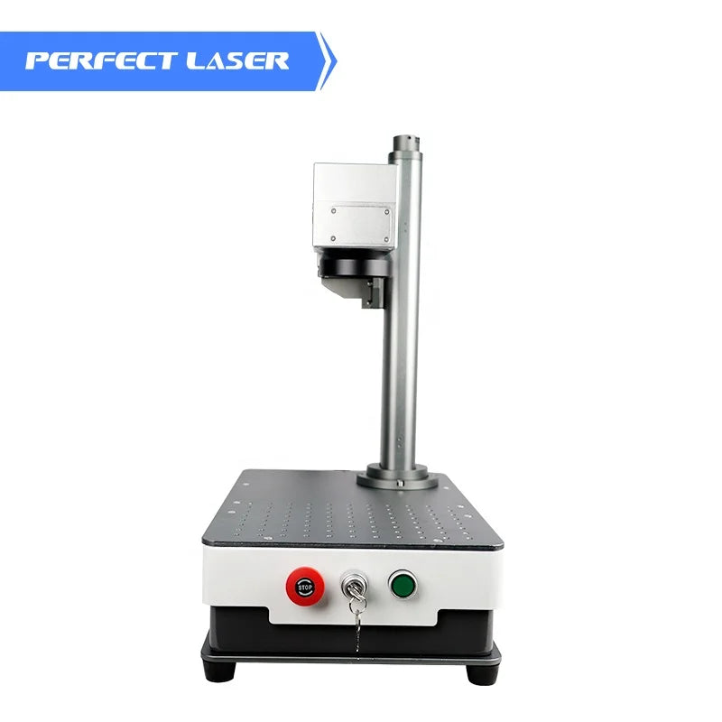 Perfect Laser Hot Selling 20W Small Desktop PVC Tube Industrial Tumbler Grabadora Metal Mini Laser Engraver Marking Machine