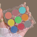 2024 New Gradient 9 Color Nail Accessories Acrylic Magic Powder Transparent Fairy Pearl Nail Powder Box Sets Glitter Powder