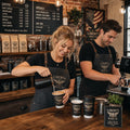 AT PACK Custom Logo Barista Apron Coffee Shop Uniform Work Apron for Cafe Staff Restaurant Kitchen Personalized Branding MegaBDM