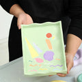 Nicole Handmade Flower Lotus Leaf Shape Plate Tea Cup Pot Saucer Mold Container Resin Cement Concrete Silicone Molds