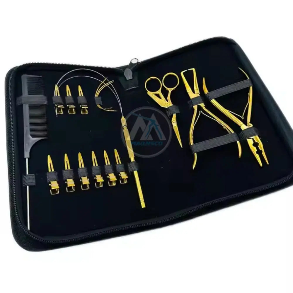 Hand Tied Hair Extension Tools Kit Custom Hair Extension Tools Kit Professional Hair Extension Pliers Set 10 Set Work Pliers
