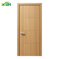 Modern Designed Simple Swing Flush Panel Solid Wood Internal MDF Soundproof Exterior Bedroom Apartment Villa Door