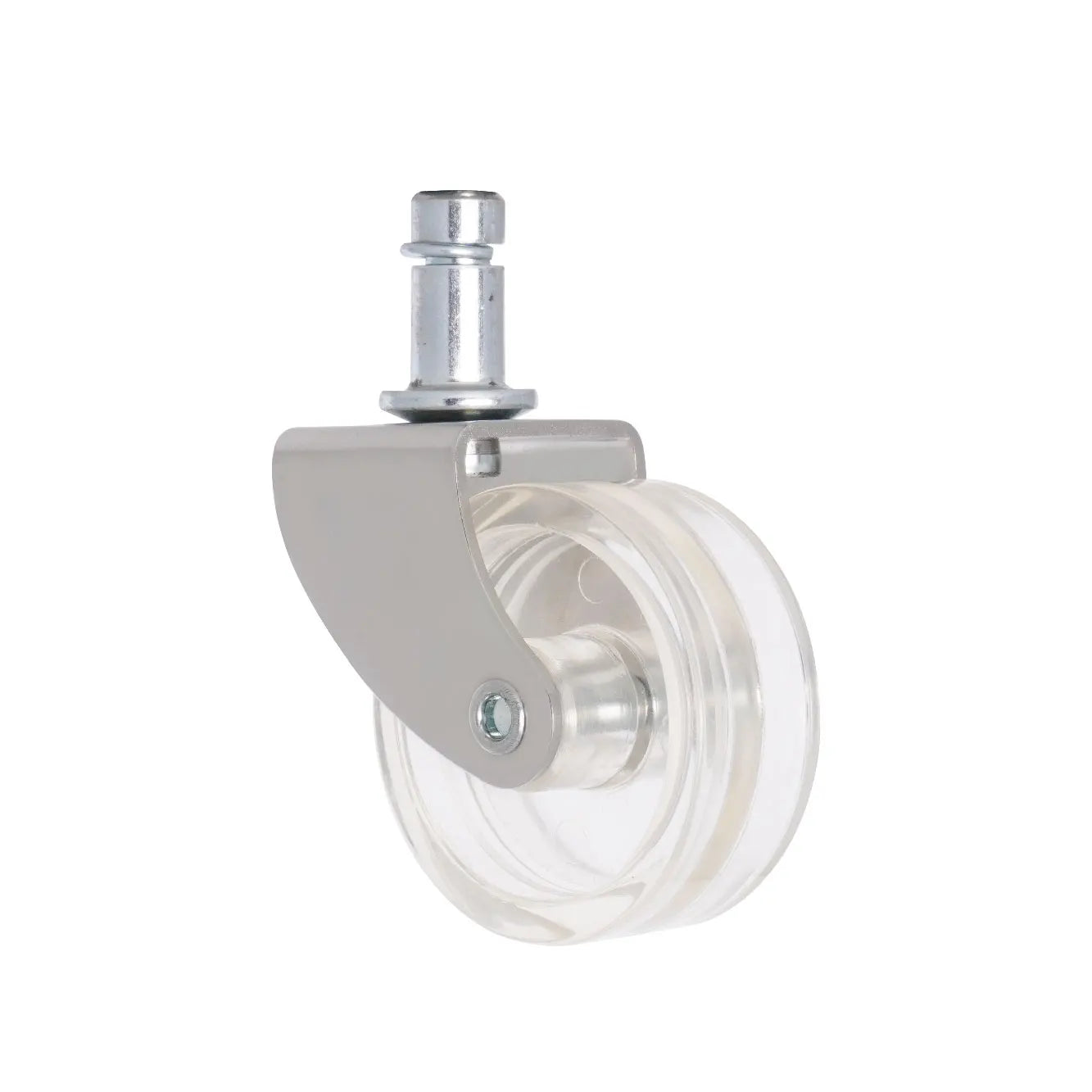 Modern 2-Inch Transparent PE Furniture Caster Wheel Universal Stem for Living Room Kitchen Dining Hotel School Gym Outdoor