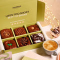 Eco-Friendly Fast Food Crepe Paper Box Dividers for Egg Tart Pastry Chocolate Brownie Bakery for Cookies Sushi Premium MegaBDM
