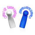 New GFLAI GFFS07 LED Folding Handheld Fan Custom Text Display Light-Up Decoration Battery Operated Diwali Easter Weddings