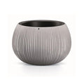 Prosperplast BETON BOWL made of plastic WITH reservoir in Cement color 11 (height) x 14.4 (width) x 14.4 (depth) cms