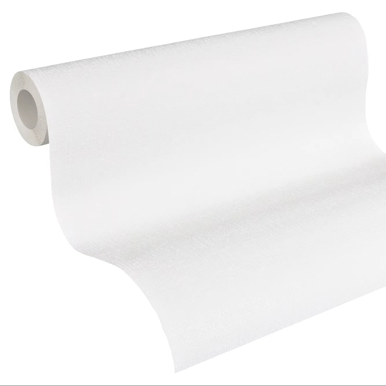 Made in Germany - Coatable Wallpaper rolls Plain Colour Paintable White Non Woven Vinyl Wallpaper for painting - 1005 x 053 m