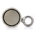 120KG D60mm Super Strong Round Ring Salvage Neodymium Retrieval Magnets for Fishing