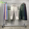 Custom Thick Fleece Lined Cotton Wide Washed Sports Joggers Men Heavy Weight Baggy Loose Flare Sun Fade Sweatpants