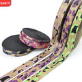 1 Inch Woven Leopard Print Bag Strap Hot Spot Jacquard Nylon Webbing 25mm Garment Accessories Ribbon 100% Nylon Material