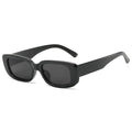 Direct Sale From Factory Small Frame Trendy Men Women's Sunglasses in Blue Rectangular Candy-Colored PC Material Sunglasses
