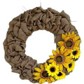 Artificial Flower Wreath for Front Door Farmhouses Wedding Holiday Autumn Harvest Thanksgiving Spring Wreath Garden Decoration