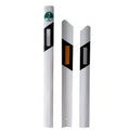 Manufacturer Price Cheap Fiberglass/PVC Triangular Prism Vertical Ground Mounted White Diamond Grade High Warning Traffic