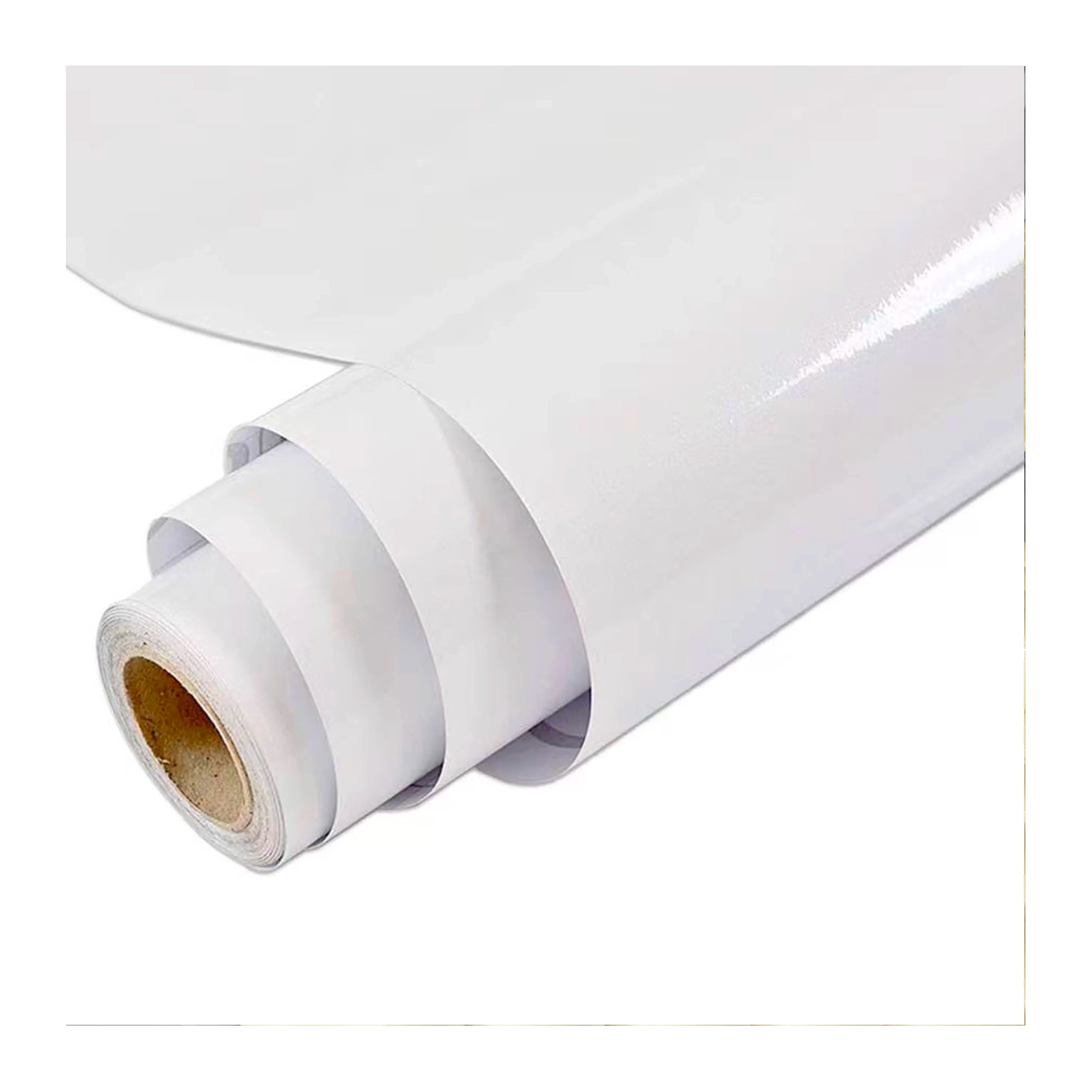 Free Sample Glossy Matte PVC Vinyl Sticker Roll White Poster Materials Self-Adhesive Eco-Solvent Ink Durable