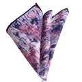 Navy Blue Pink Special Design Cotton Neckerchief
