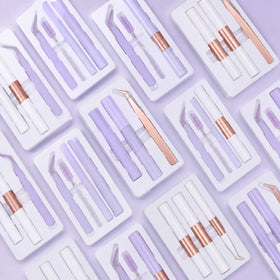 New 2 in 1 Cluster Lash Bond and Seal Glue Waterproof Long Wear Eyelash Adhesive Kit with Remover and Tweezers