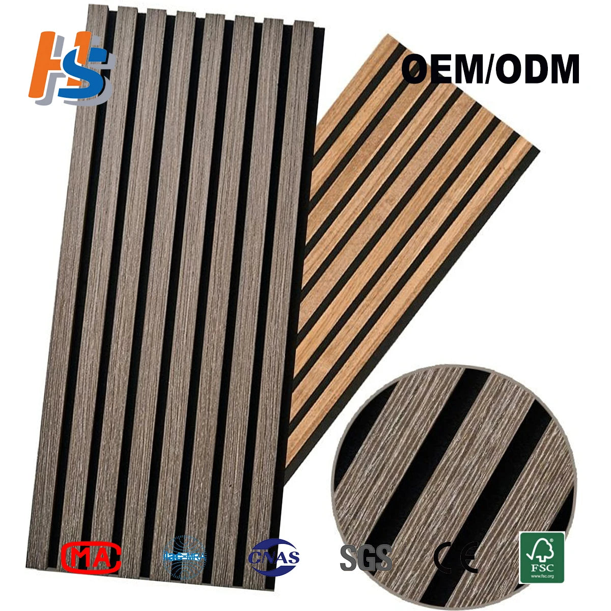 Sound Absorbing Panels Fireproof Moisture Proof Custom Size